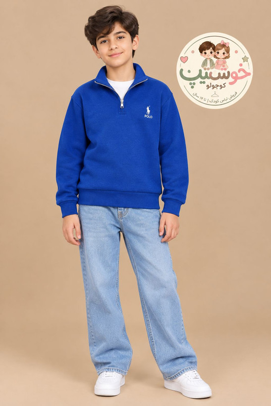 دورس یقهدار زیپی نخ پنبه